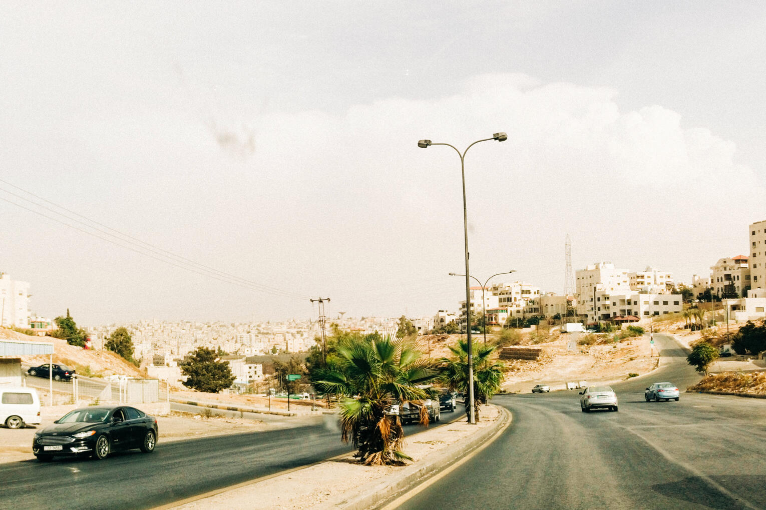 Driving in Amman, Jordan